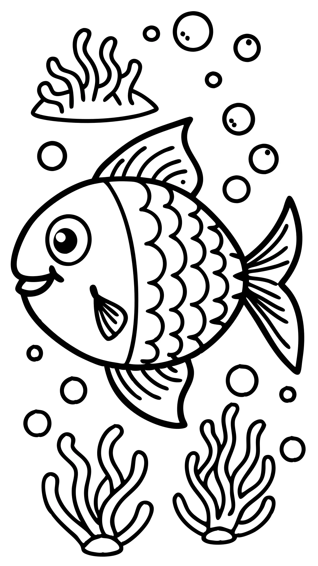 free coloring pages fish